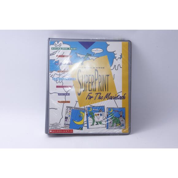 Macintosh Software, Floppy Disk, Diskette, Scholastic Superprint, Design, Print - Picture 2 of 3